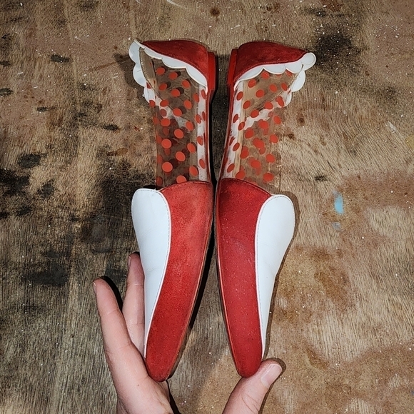 Isa Tapia Hearts & Dots Ballet Flats 39.5 - Picture 6 of 9